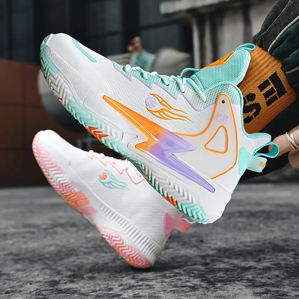 Zapatillas de Baloncesto for Hombre y Mujer, Transpirables, de Moda, Deportivas, Ligeras, Antideslizantes, for Deportes al Aire Libre