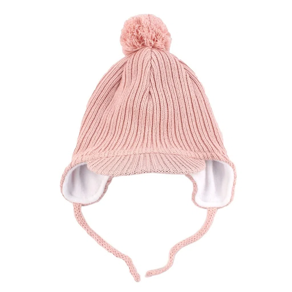 Bebé niño Infantil niños otoño e Invierno Visor de Invierno Sombrero de Punto Fleece Alineado Calado euríbulo Gorro Gorro for niños niñas(3-Pack,Medium)