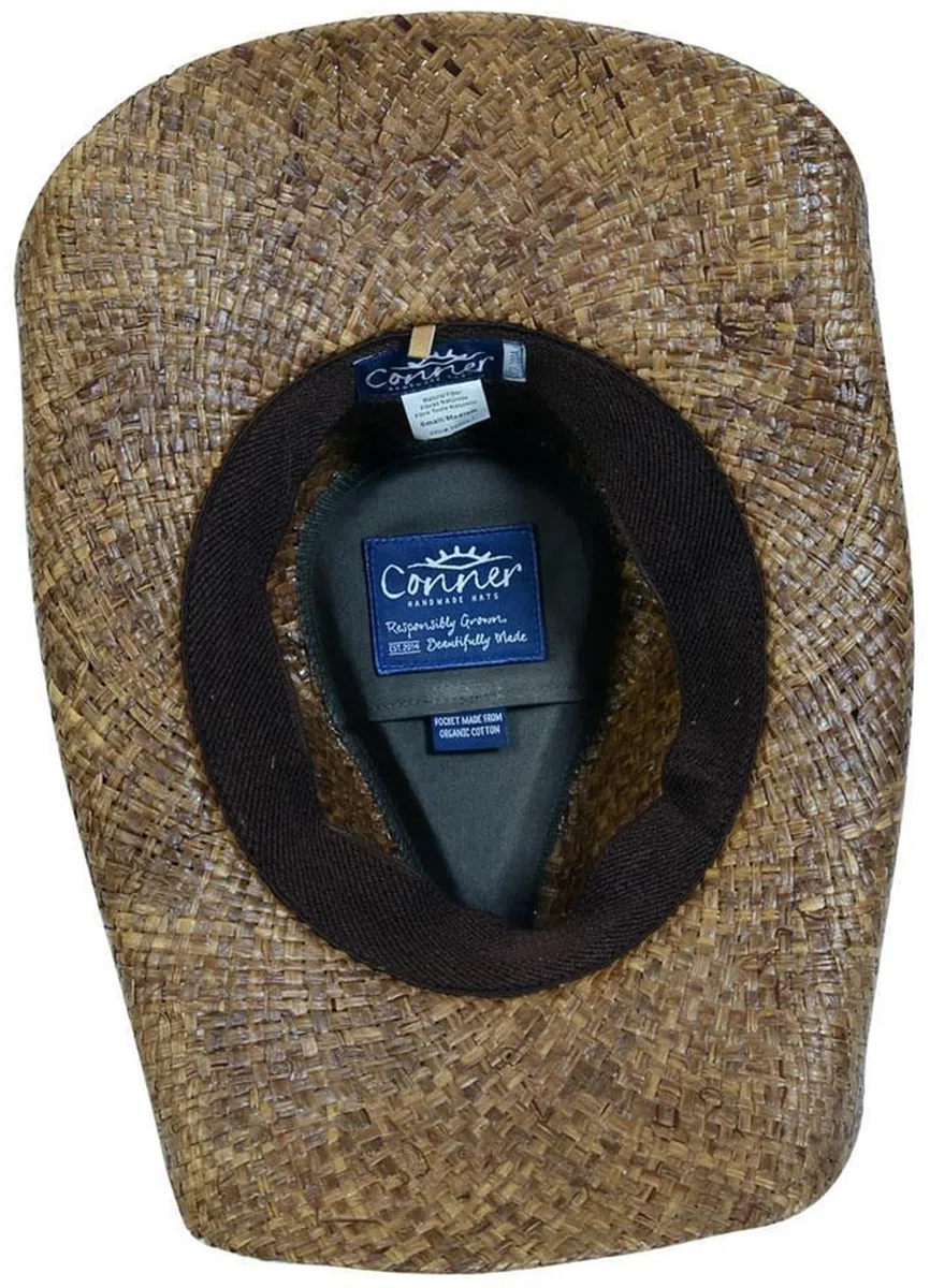 Conner Sombrero de Paja Millersview Mujer/Hombre - Western Sol Vaquero Primavera/Verano Verano