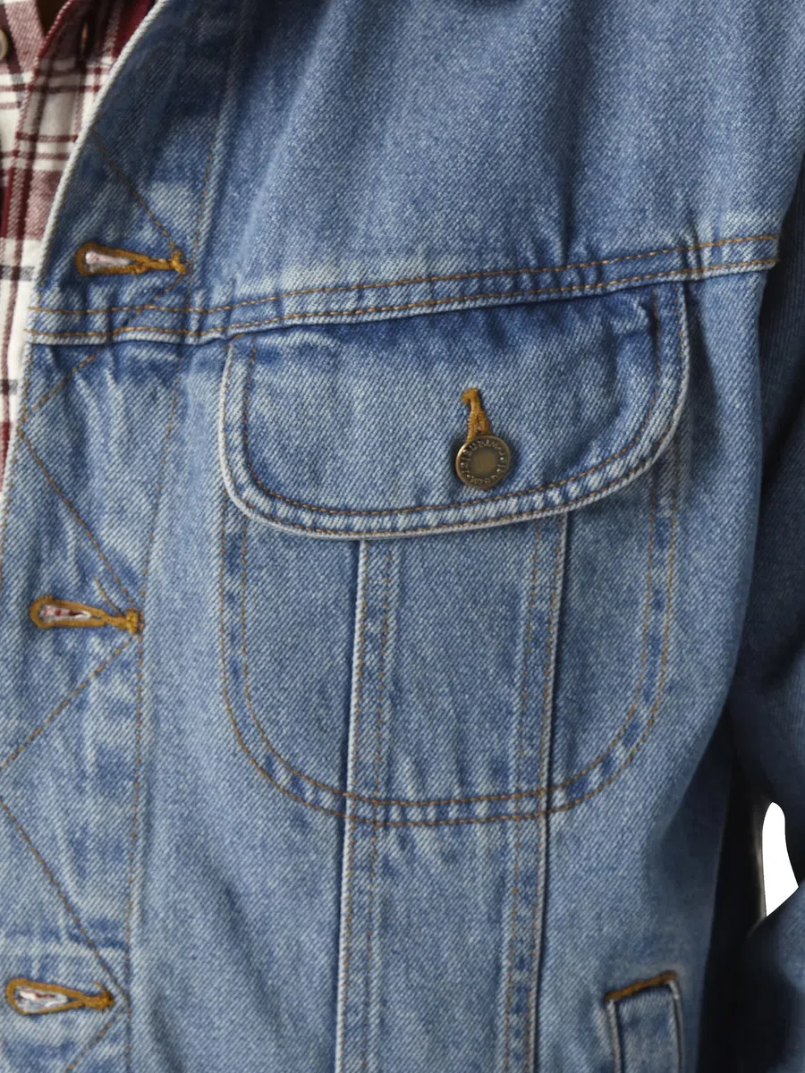 Wrangler Herren Rugged Wear Unlined Denim Jacke Rugged Wear Ungefütterte Jeansjacke