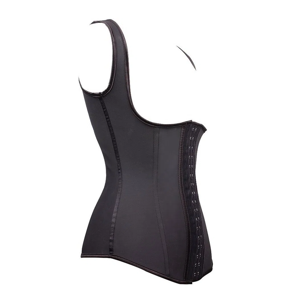 FeelinGirl Faja para Mujer con 3 Filas de Ganchos Shapewear Sobre Busto Control de Abdomen Body Reductor con Pantalones Moldeadores hasta la Rodilla Tallas Grandes