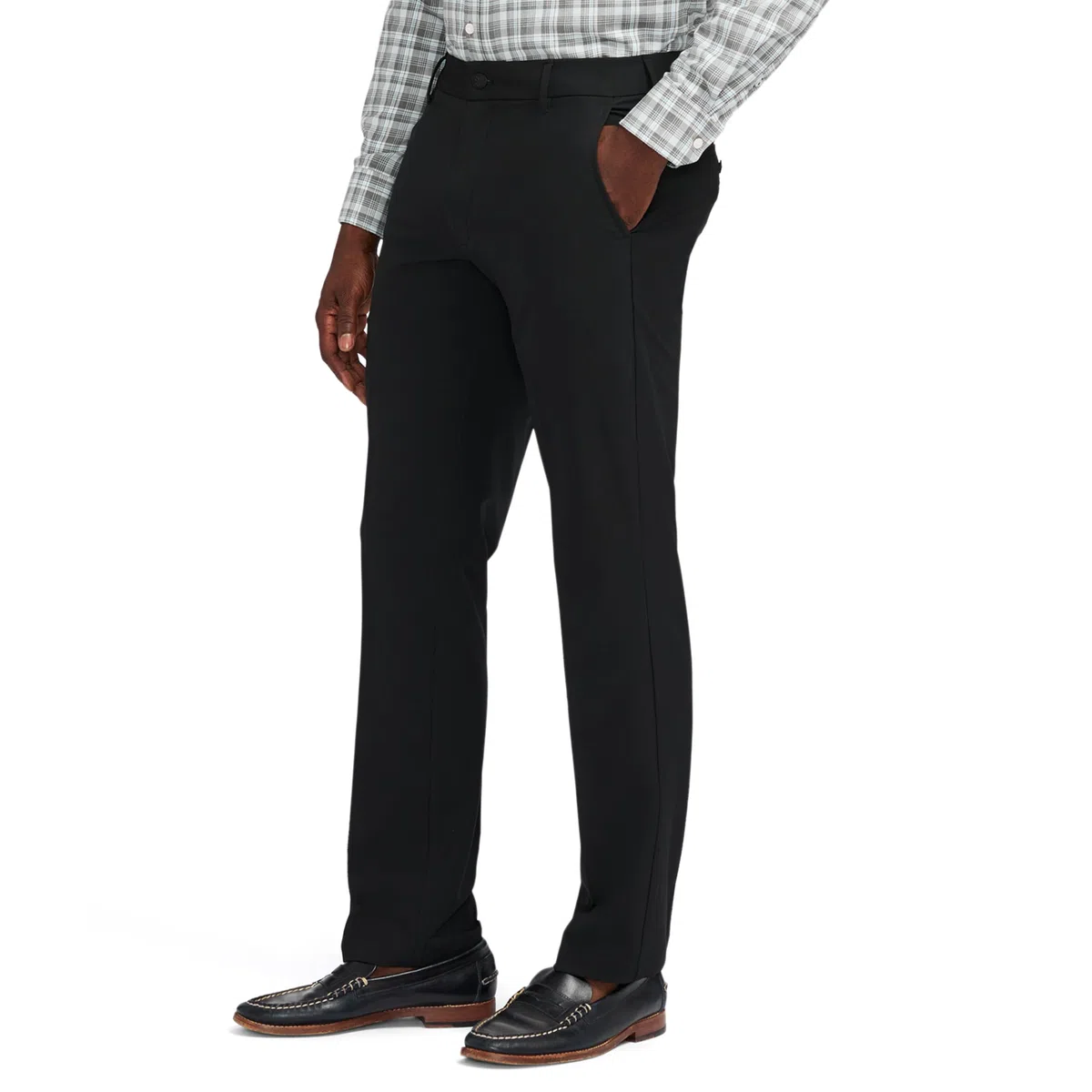 Izod Non-Iron Stretch Straight Fit Flat Front Traveler Chino Pant Pantalones Informales para Hombre