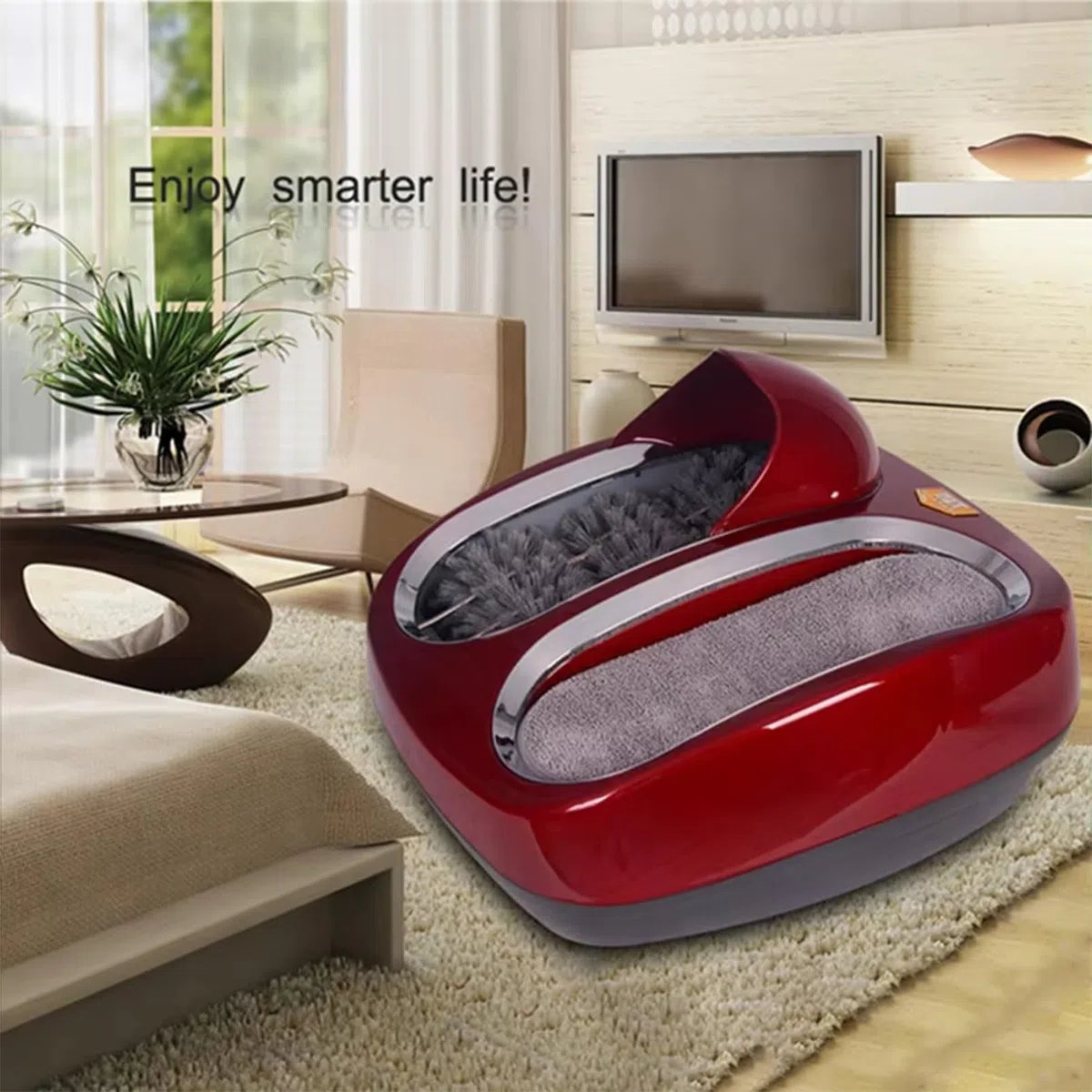Máquina automática de cepillado de zapatos, brillo de zapatos de inducción, para limpieza sin polvo de hotel, taller