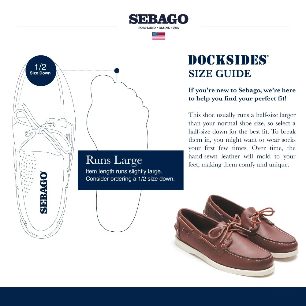 Sebago Docksides Portland Woman, Náuticos Mujer