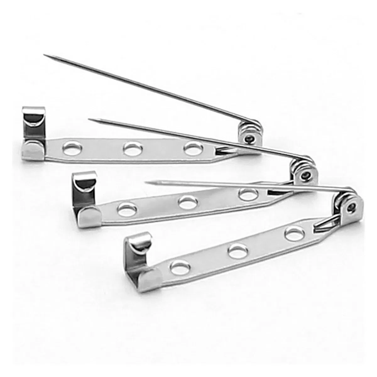 30 broches de Acero Inoxidable for joyería DIY | Pasadores de base de cierre de metal 14 mm 17 mm 19 mm 25 mm 37 mm