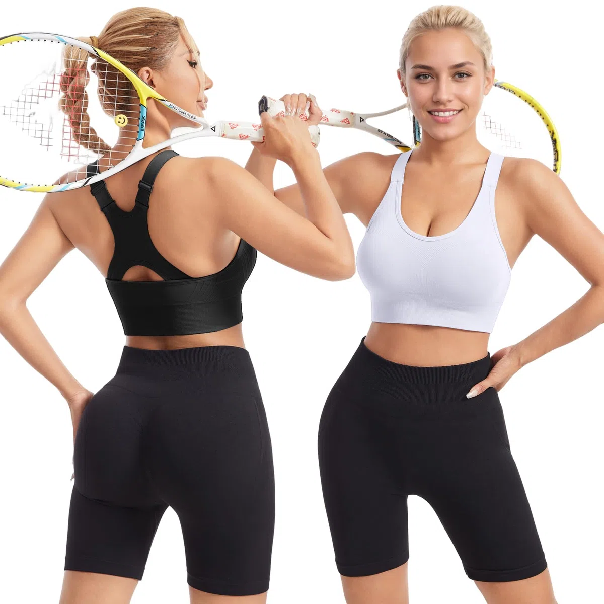HANERDUN Sujetador Deportivo Mujer Soutien-Gorge de Sport Top Deportivo Alto Impacto Sujetadores Deportivos Sports Bra para Gimnasio Fitness Yoga
