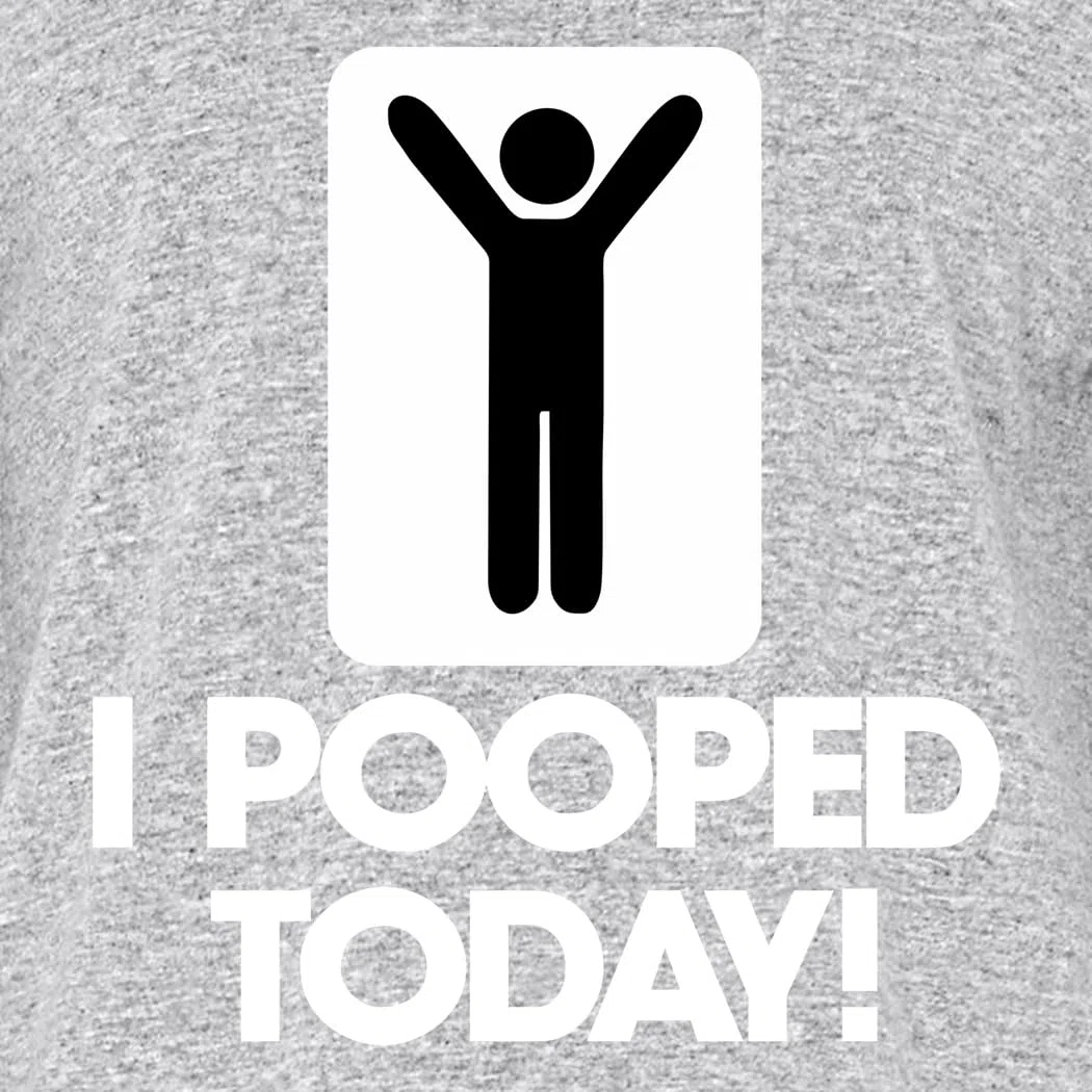 shop4ever I Pooped Today - Camiseta divertida