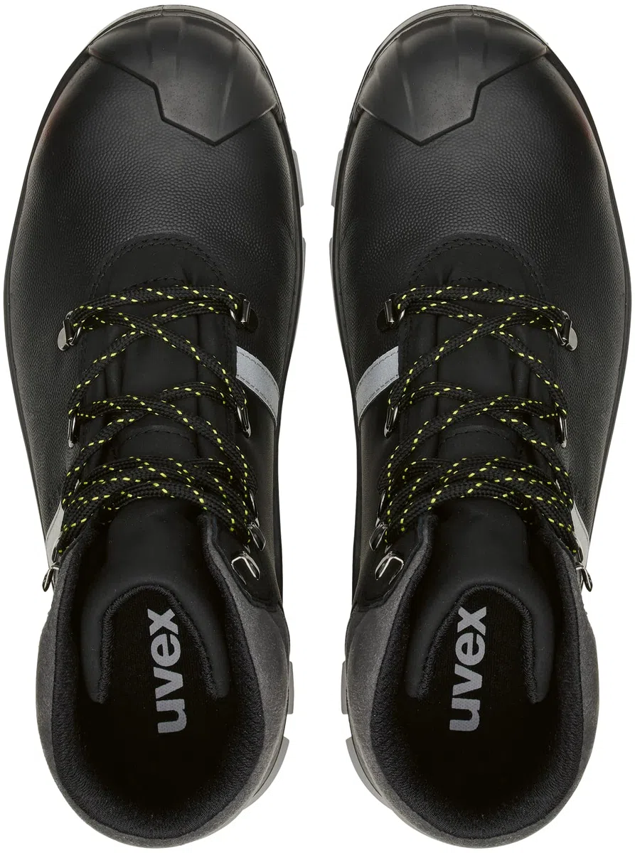 Uvex 2 construcción S3 SRC - botas de trabajo de cuero repelentes al agua - sin metal para hombre