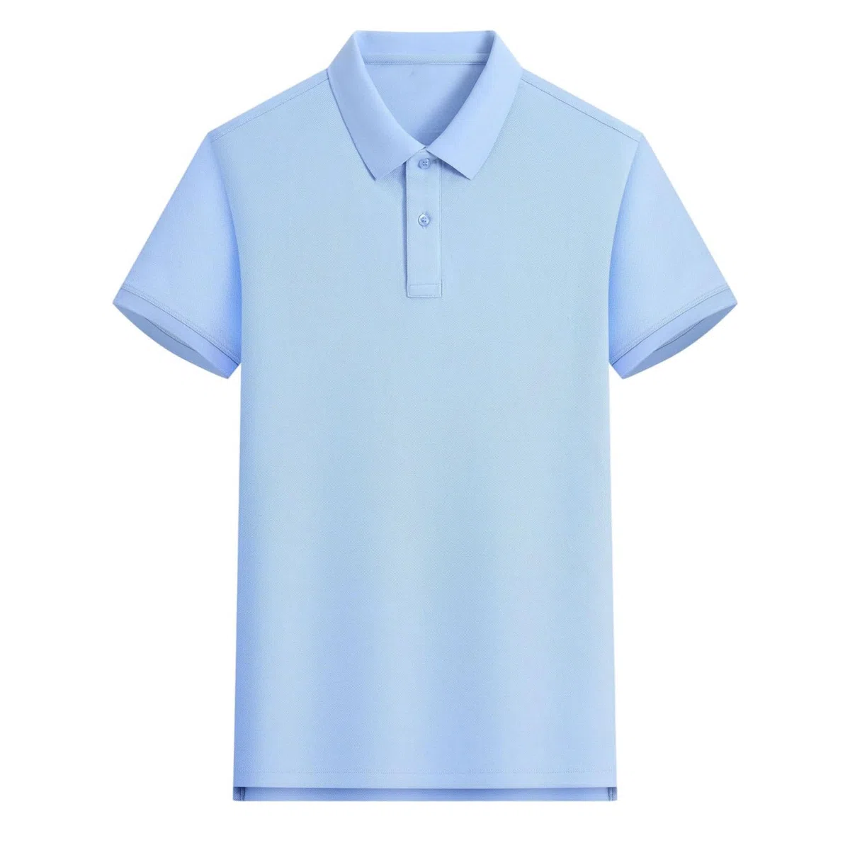 Camiseta de algodón con cuello para hombre, manga corta, ajuste recto, informal, para viajes