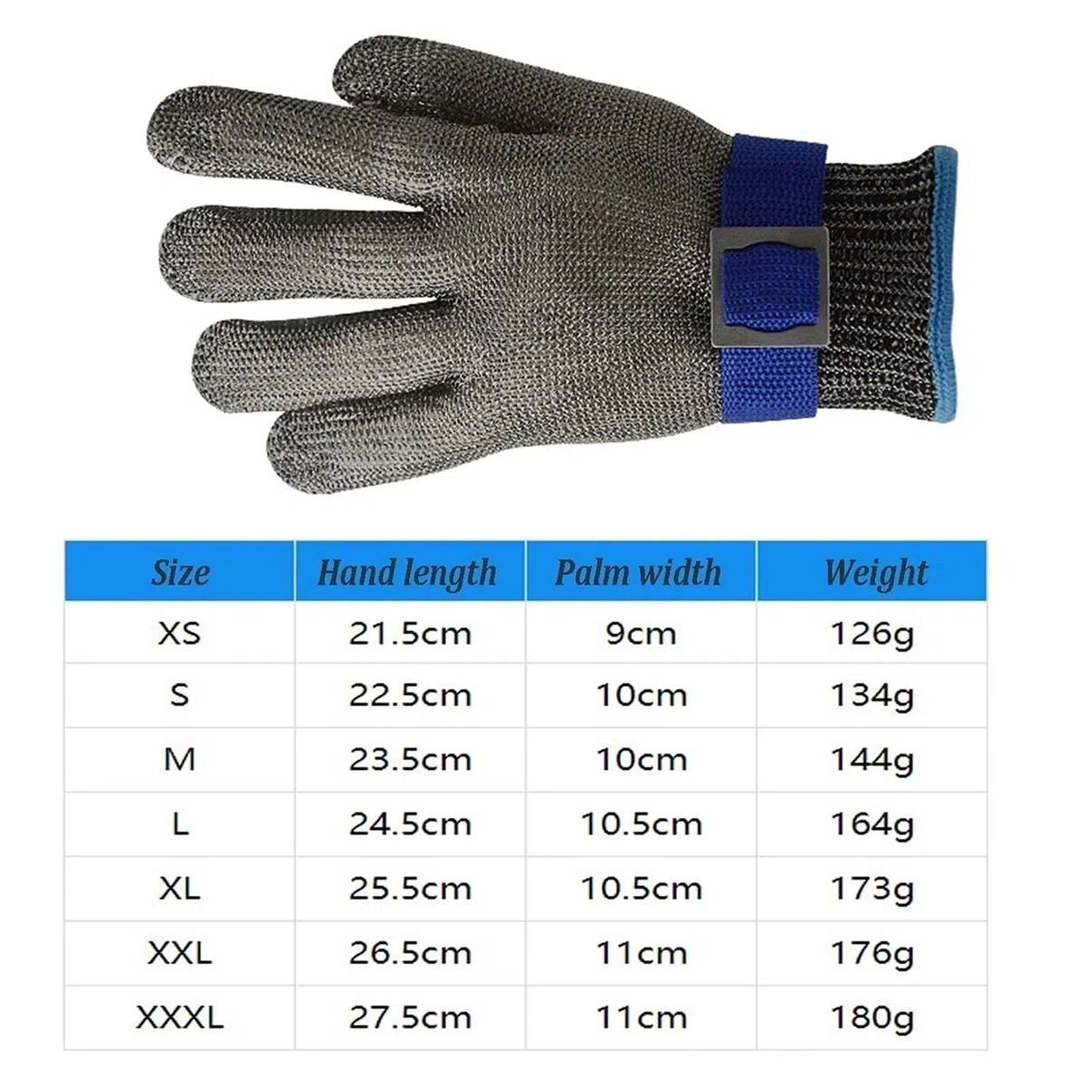 Antiestutado De Acero Inoxidable con 2pcs Guantes, Metal con Las Correas Ajustables del Hombro, For La Operación Segura De Los Porteadores En Granjas Y Fábricas