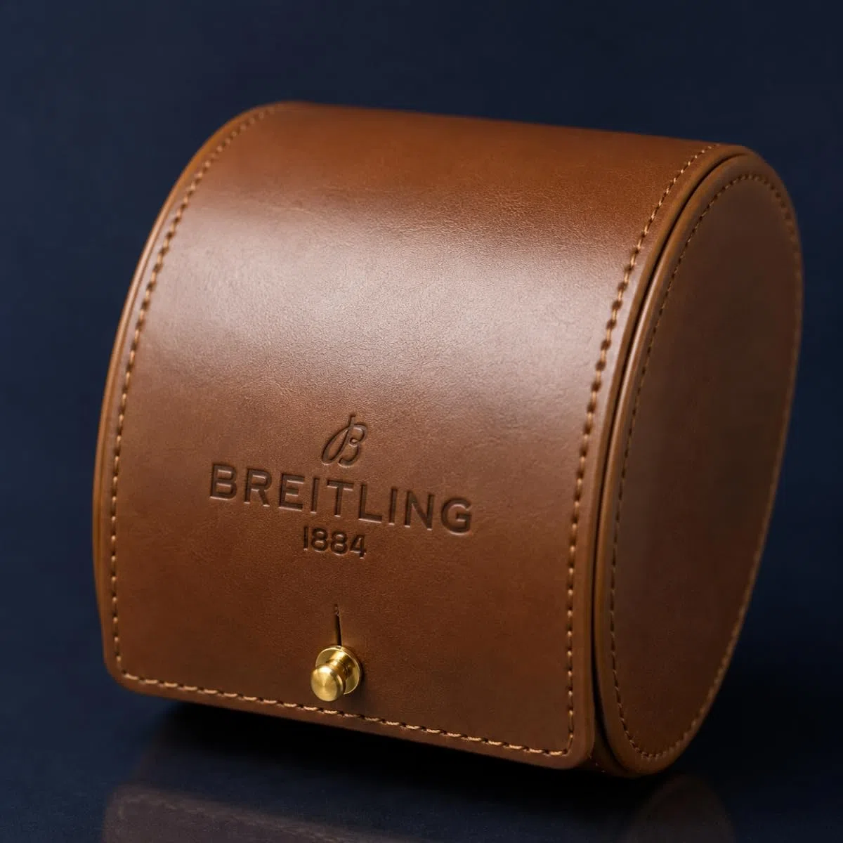 Caja de Relojes de Madera Maciza Soporte de Reloj con Cojín con Cojín Interior Tapa Abatible Cierre Metálico para Breitling Superocean