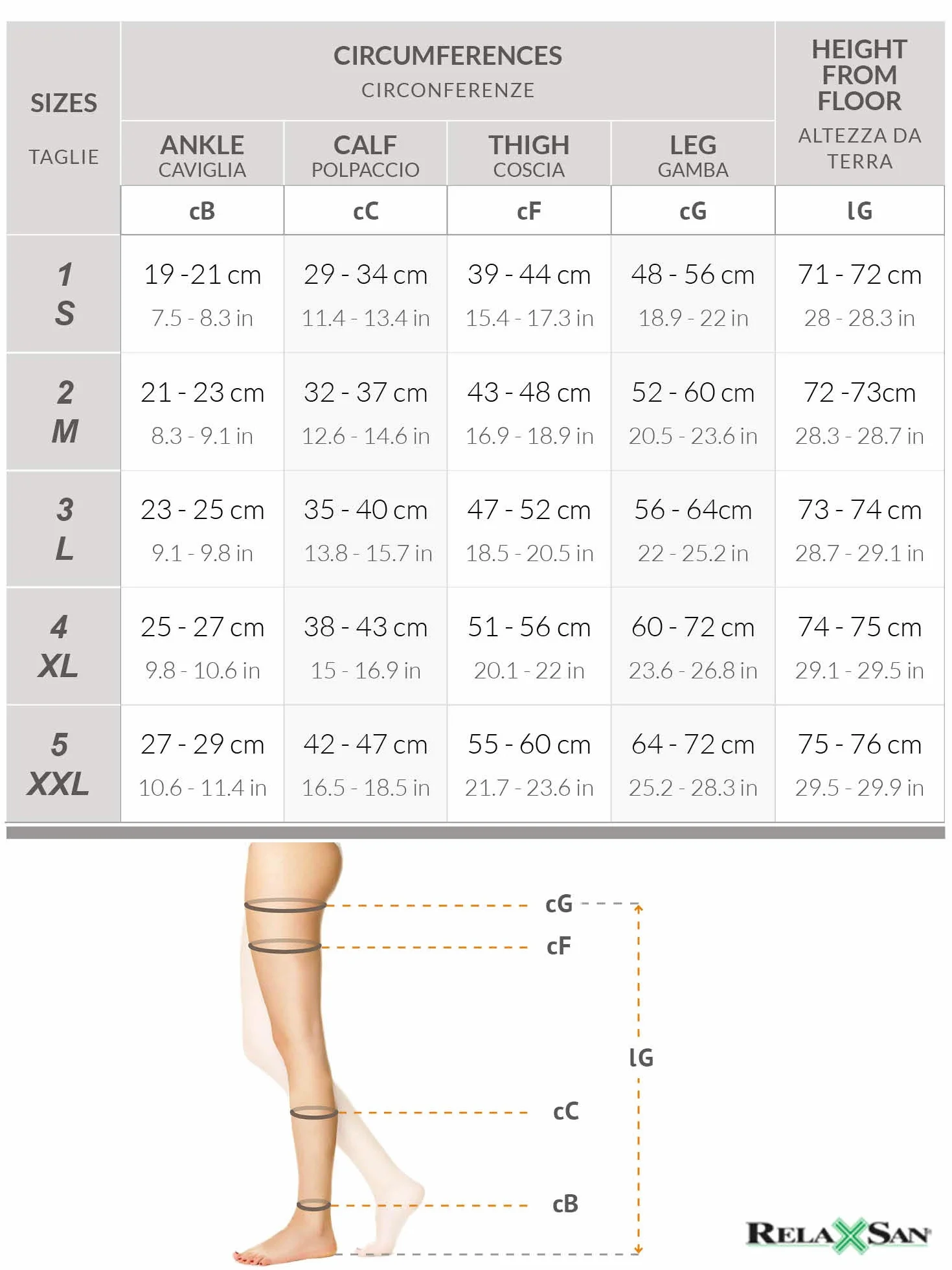 Relaxsan M1190 Pantimedias de maternidad compresión médica clase 1 - K1 microfibra