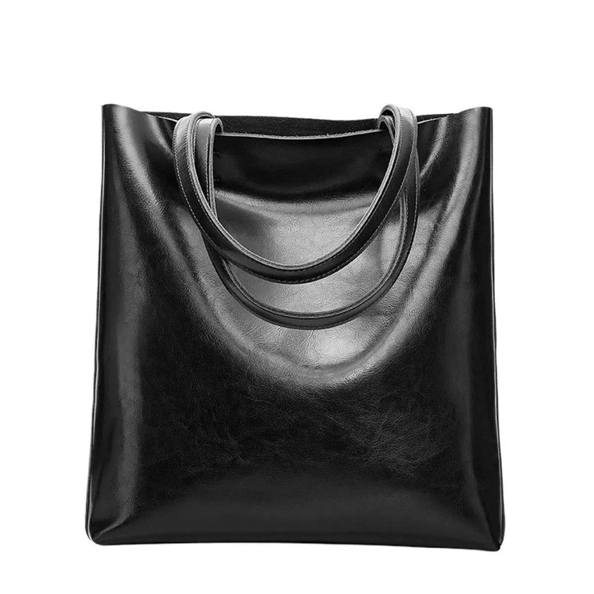 Bolso de cuero for mujer, bolso mano genuino, grande for, vintage for oficina, hombro for Para Viajes Compras Trabajo Citas