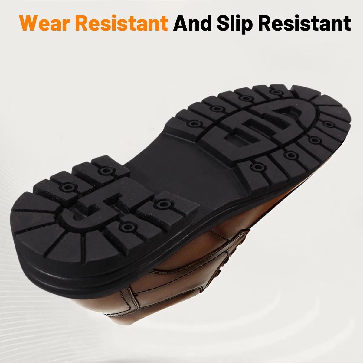 CHGCRAFT Suela de goma de repuesto para zapatos, 1 par, antideslizante, protector de reparación de zapatos para parte inferior, color negro, 42 EU