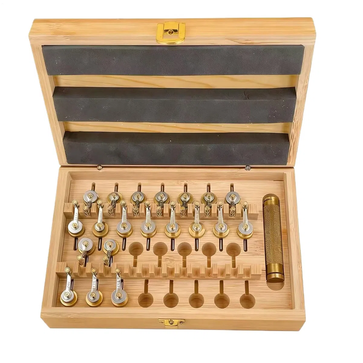 Set de Enrollador de Muelle Real para Relojes Herramientas para Muelle Real | Accesorios de Devanado para Relojeros Para Comercio Mantenimiento Reparación Relojero de Abuelo Industria Doméstica