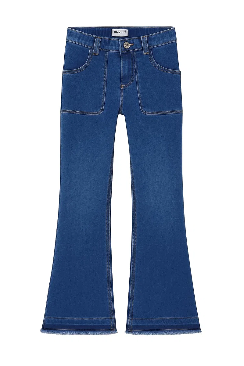 Mayoral 7591 Pantalones de Vaqueros Avellados para Niña