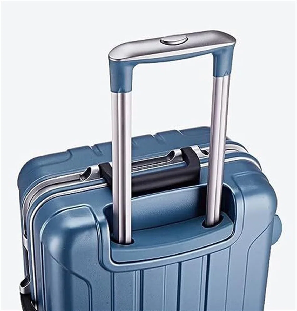 Maleta Equipaje Maleta con Ruedas De Aleación Aluminio Maletas Rayas Gruesas Duradera Portátil Equipaje de Mano(D,20inch)