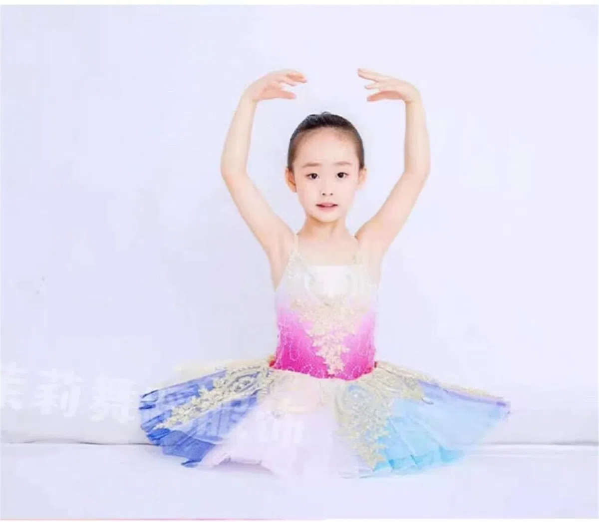 Tutú de Ballet Profesional Camisola Falda Tutú Vestido de Bailarina para Fiestas Y Competiciones Disfraz de Ballet para Niñas del Lago de Los Cisnes Ropa de Entrenamiento Diario.