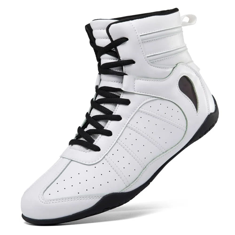Botas De Boxeo para Hombre Y Mujer, Boxeadores De Moda, Zapatillas De Deporte, Cuero Transpirable, Combate, Lucha Libre, Zapatos De Fitness