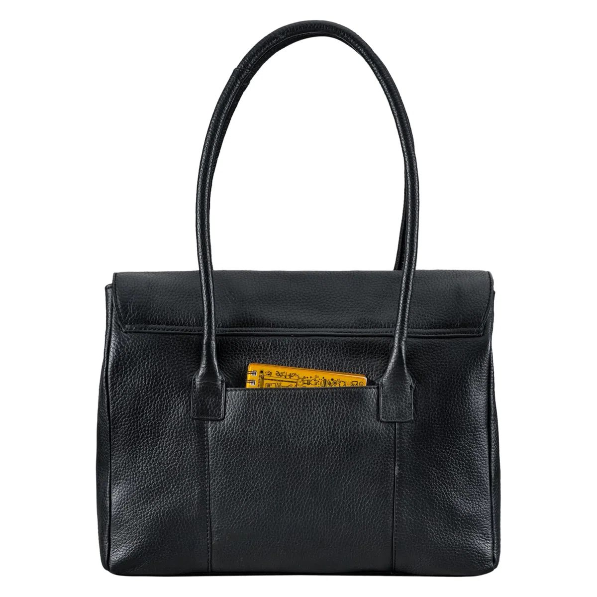 STILORD Carrie Shopper Piel Mujer de Hombro Bowling Handbag Elegante de Mano Grande Tote Shopping Bag Serraje Cuero Genuino Color:Negro
