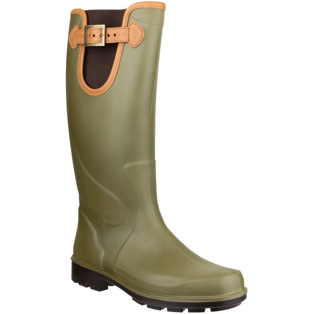 Grisport Dunlop Dull - Botas de agua unisex para niños, color verde, verde, Medium