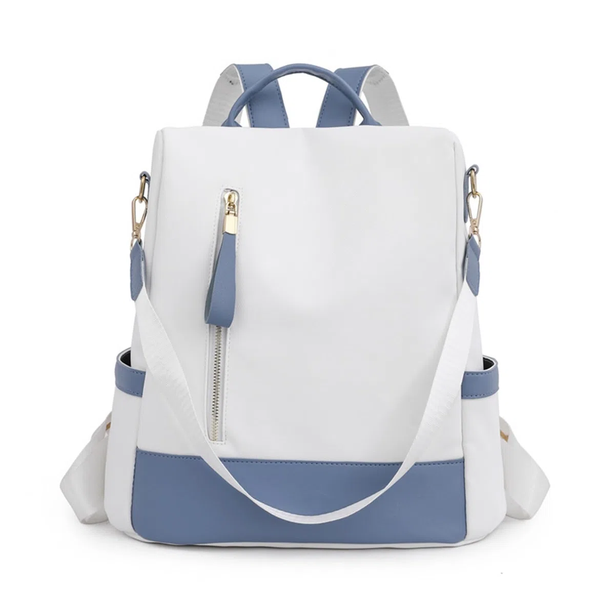 Bolso de hombro para mujer, de gran capacidad, antirrobo, casual, mochila doble