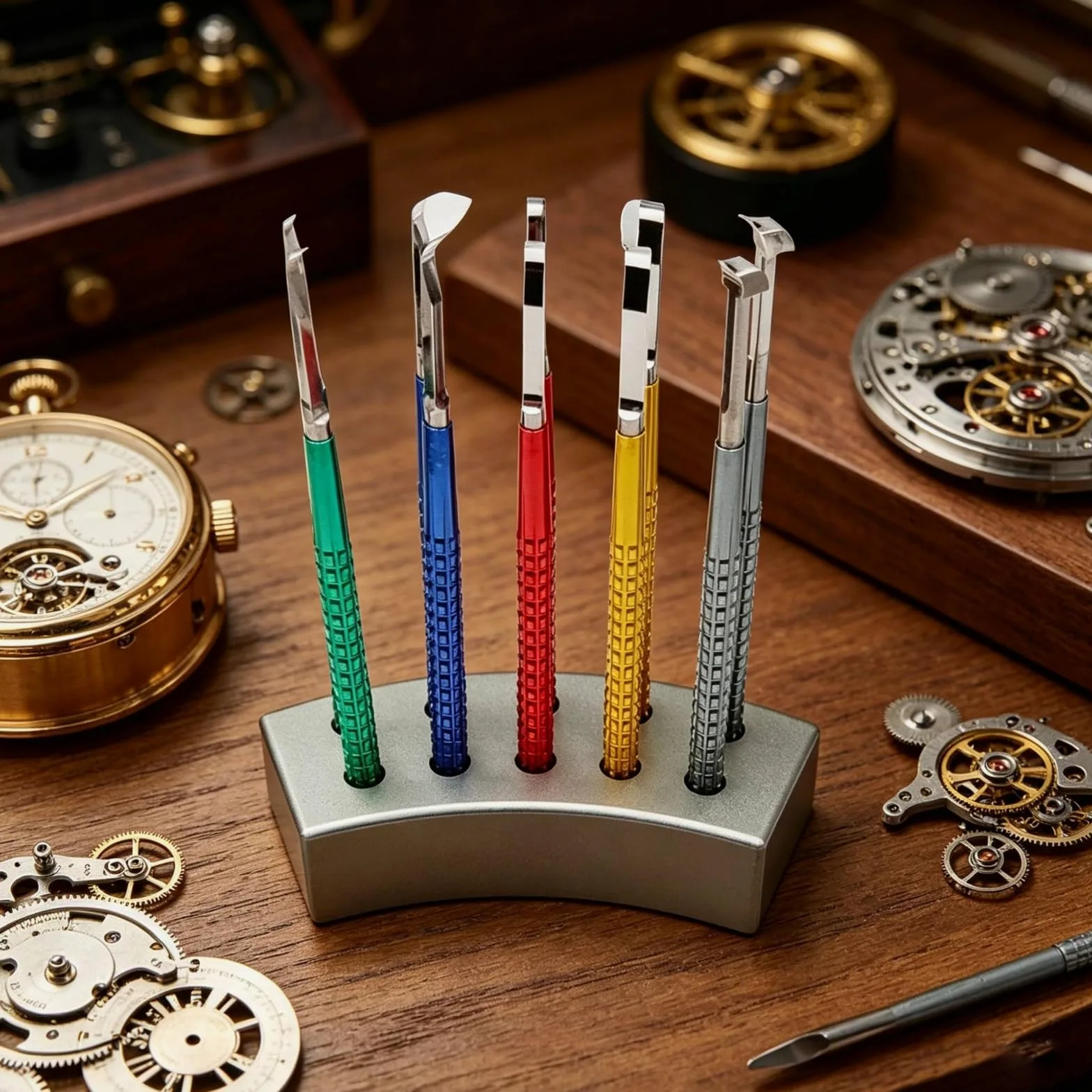 10 Pieces Kit Reparación Relojes Multicolor Abridor Cajas Reloj Metal