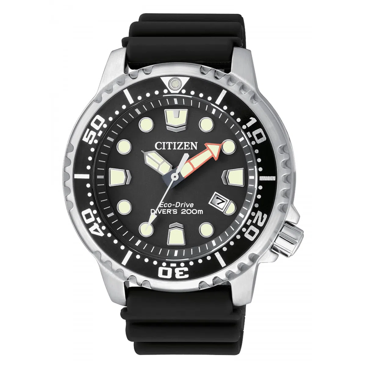 Citizen Reloj de Pulsera analógico Eco-Drive para Hombre con Banda de Goma Promaster Marine