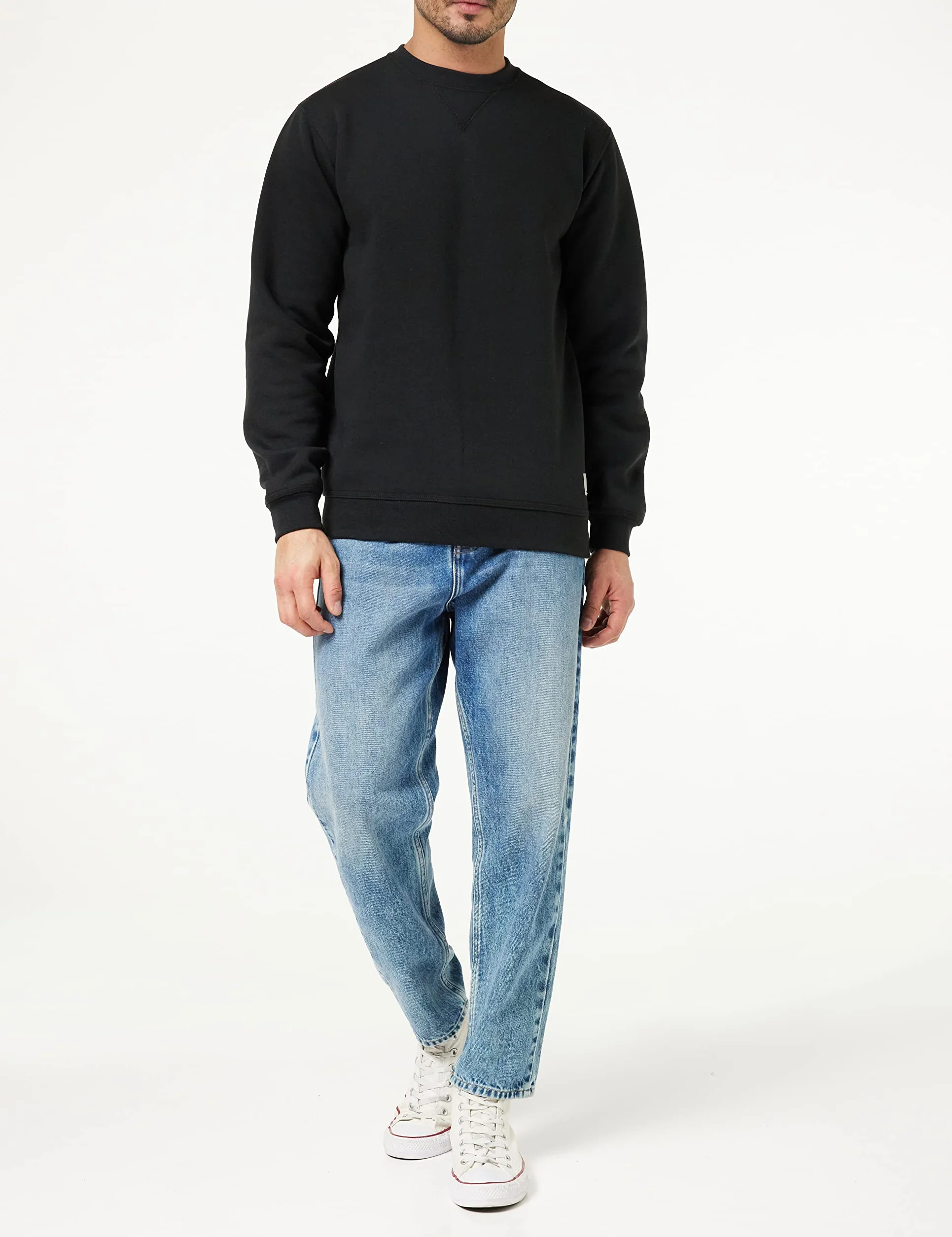 Sudadera de Carhartt, con cuello redondo, para hombre (K124)