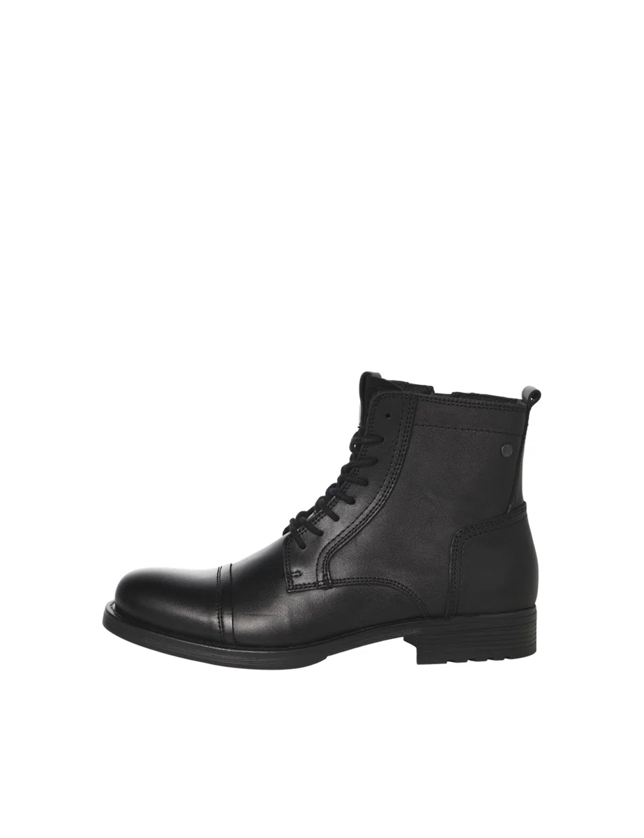JACK & JONES Jfwrussel Leather Brown Stone 19 - Botas Estilo Motero Hombre