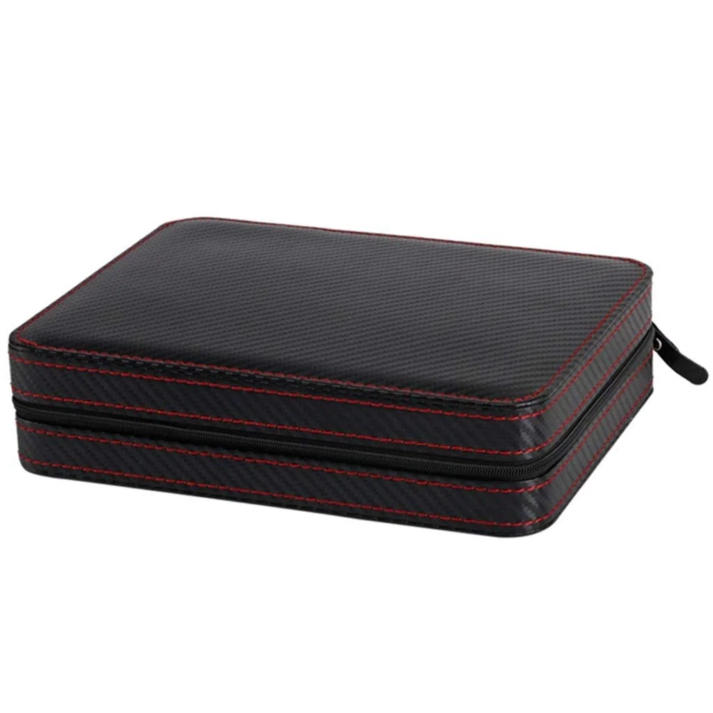 Caja de 8 Ranuras para Hombres y Mujeres, Caja de Reloj, colección de Relojes, Caja de Almacenamiento, Vitrina de joyería