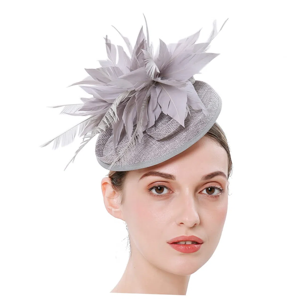 SOIMISS 4piezas Sombrero Fascinador Elegante Pluma Para Mujeres Para Fiestas De Té y Cócteles Accesorio De Moda Para Eventos Formales y Bodas