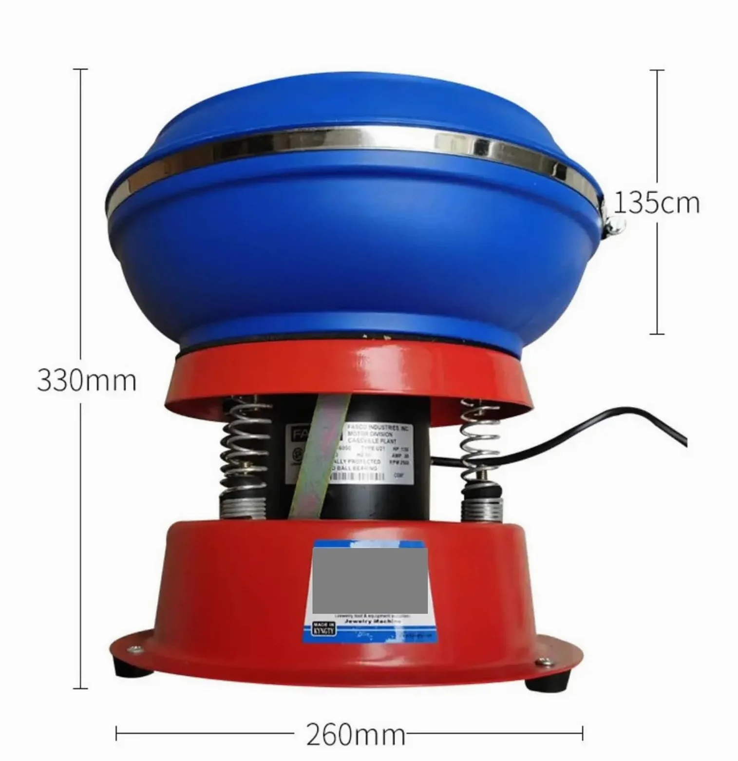 Pulidora de rocas, máquina pulidora vibratoria de joyería con kit de piedra de tambor, limpiador ultrasónico para piedras preciosas