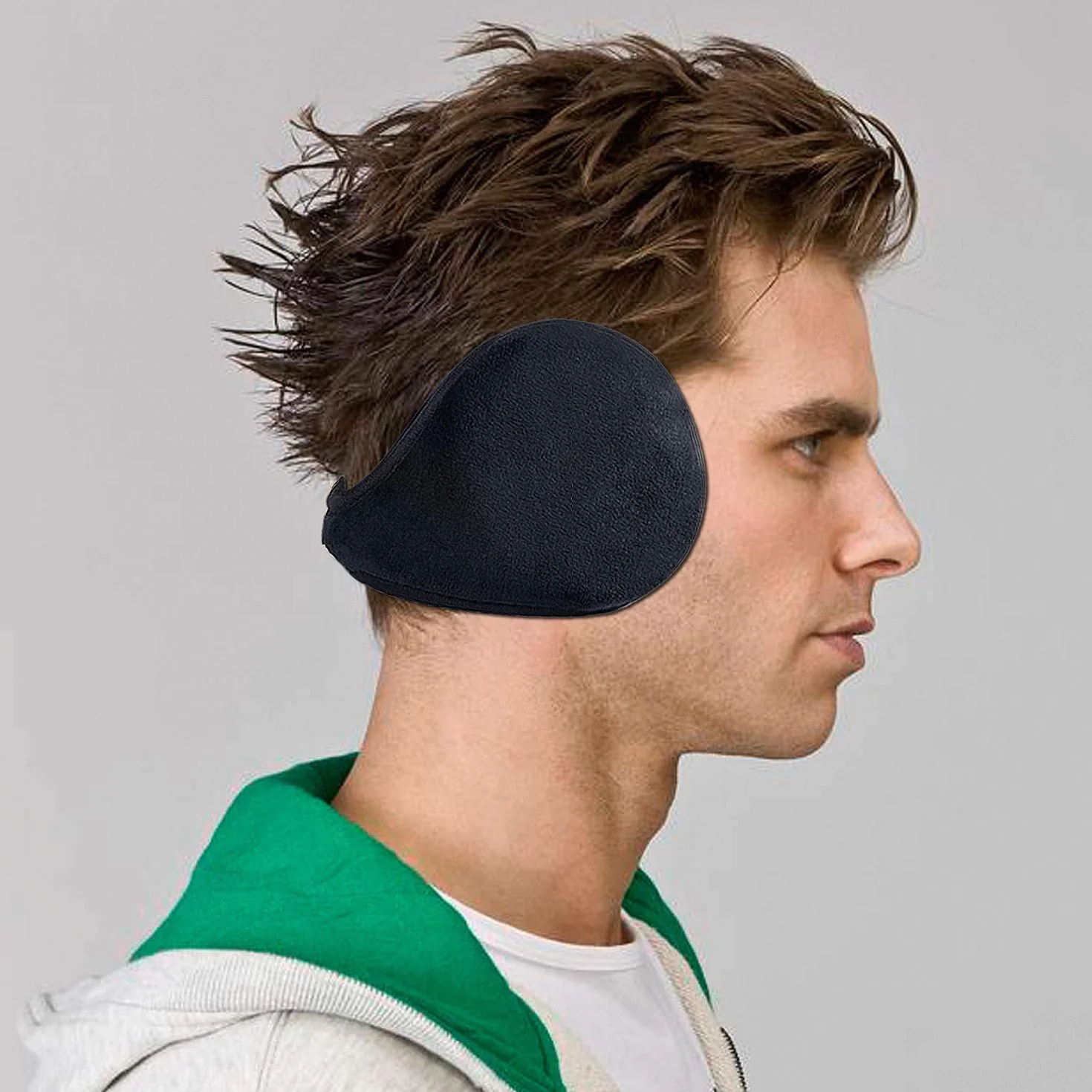 Czemo Orejeras para Hombre y Mujer, Plegable Tamaño Ajustable Unisexo Orejeras Cálidas de Invierno