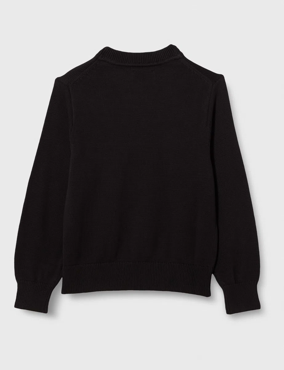 Calvin Klein CK Logo Intarsia Sweater Lvckfjf04b Suéter pulóver Niños
