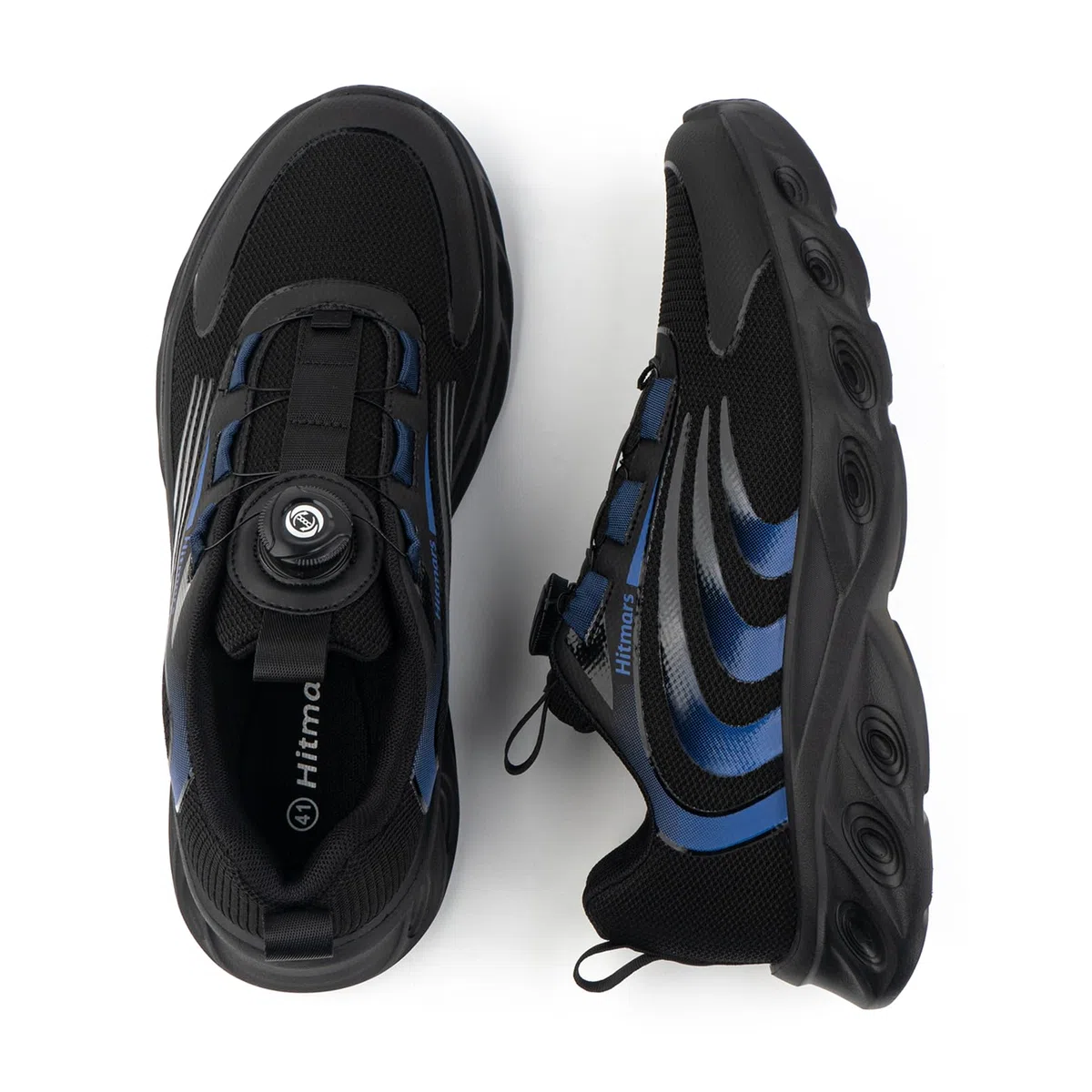 Hitmars Zapatos de Caminar Malla Transpirable con Puntera Ancha Cordones