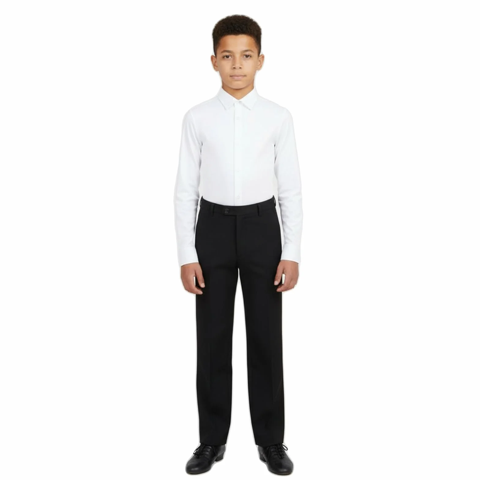 Pantalón para niños y adolescentes para bailes de sala, Danza Standard y Danza Latino Americano