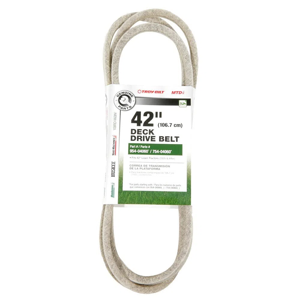 MTD Genuine Parts - Correa de transmisión de cubierta de 42 pulgadas para tractores 2005 y posteriores