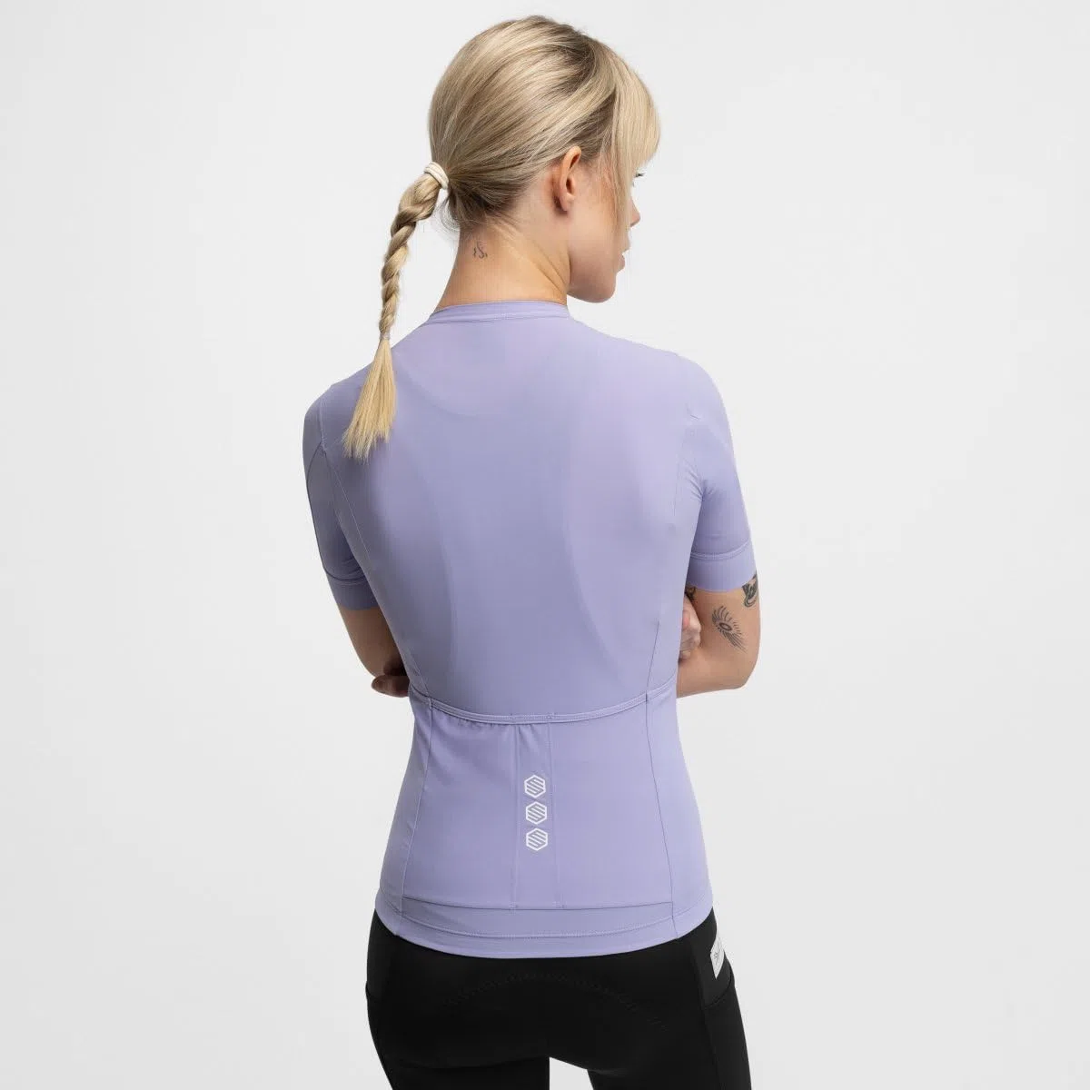 SIROKO Maillot de Gravel Manga Corta Ciclismo GM2 Andina Morado