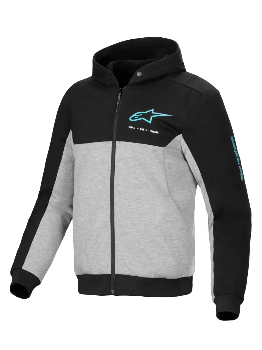 Alpinestars Chrome V2 Sport Sudadera Con Capucha Y Cremallera Para Motocicleta Sudadera con Caballeros (Pack de 1)