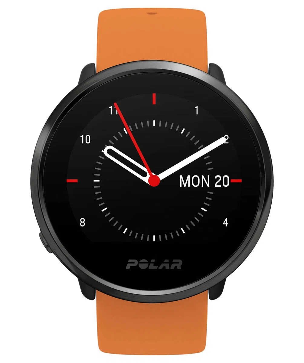 Digital Modelo Polar Ignite Black/Black M/L Incl. Orange Wristband. Marca Polar