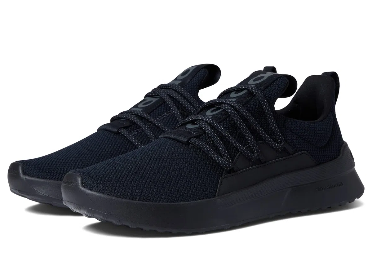 Adidas Zapatos Lite Racer Adapt 5.0 para Hombre, Negro/Negro/Gris, 11.5