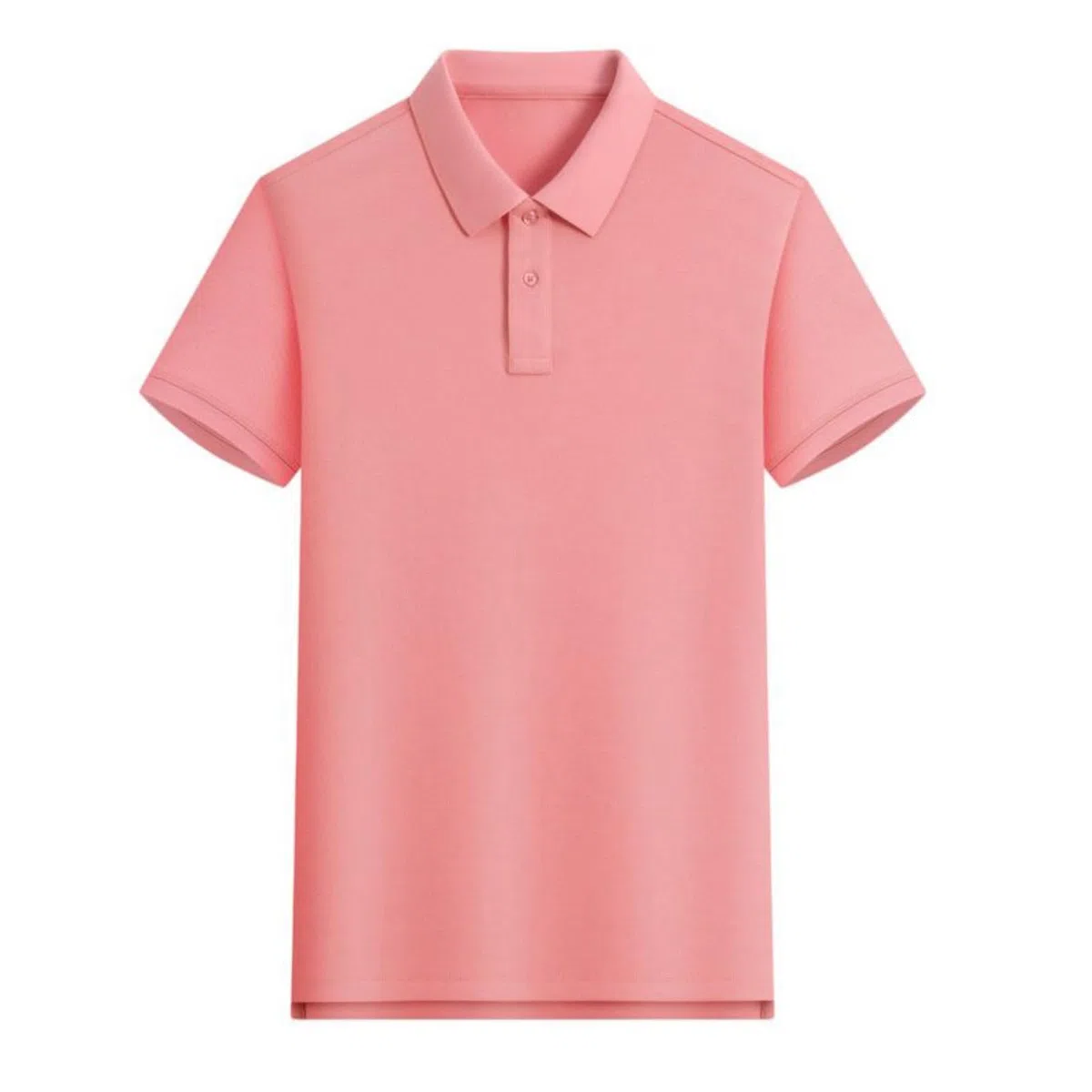 Camiseta de algodón con cuello para hombre, manga corta, ajuste recto, informal, para viajes