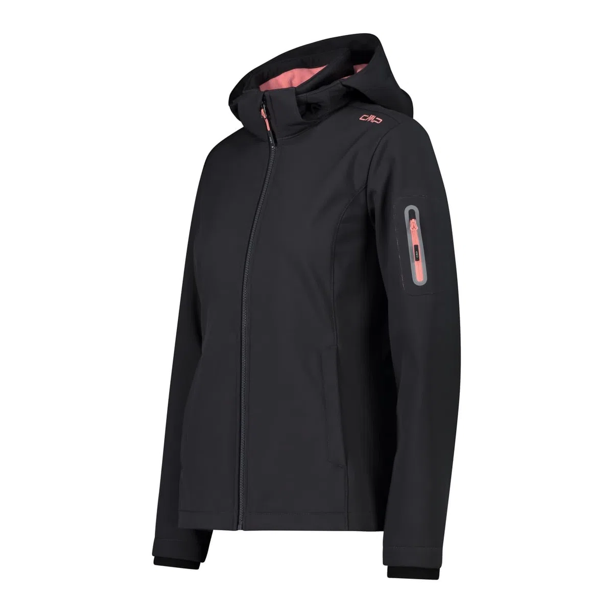 CMP Chaqueta Softshell para Mujer con Capucha Desmontable