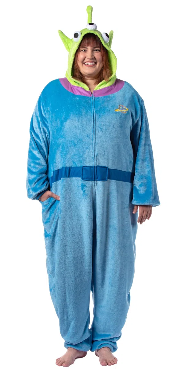 Disney - Disfraz de alienígena de Toy Story para mujer, traje de Kigurumi Union, pijama de una pieza