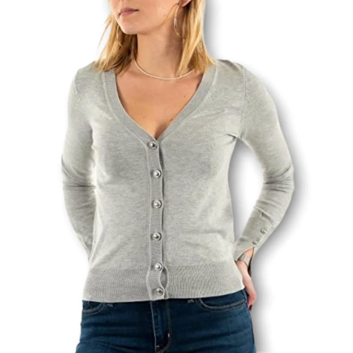 GUESS Cárdigan de mujer Zena