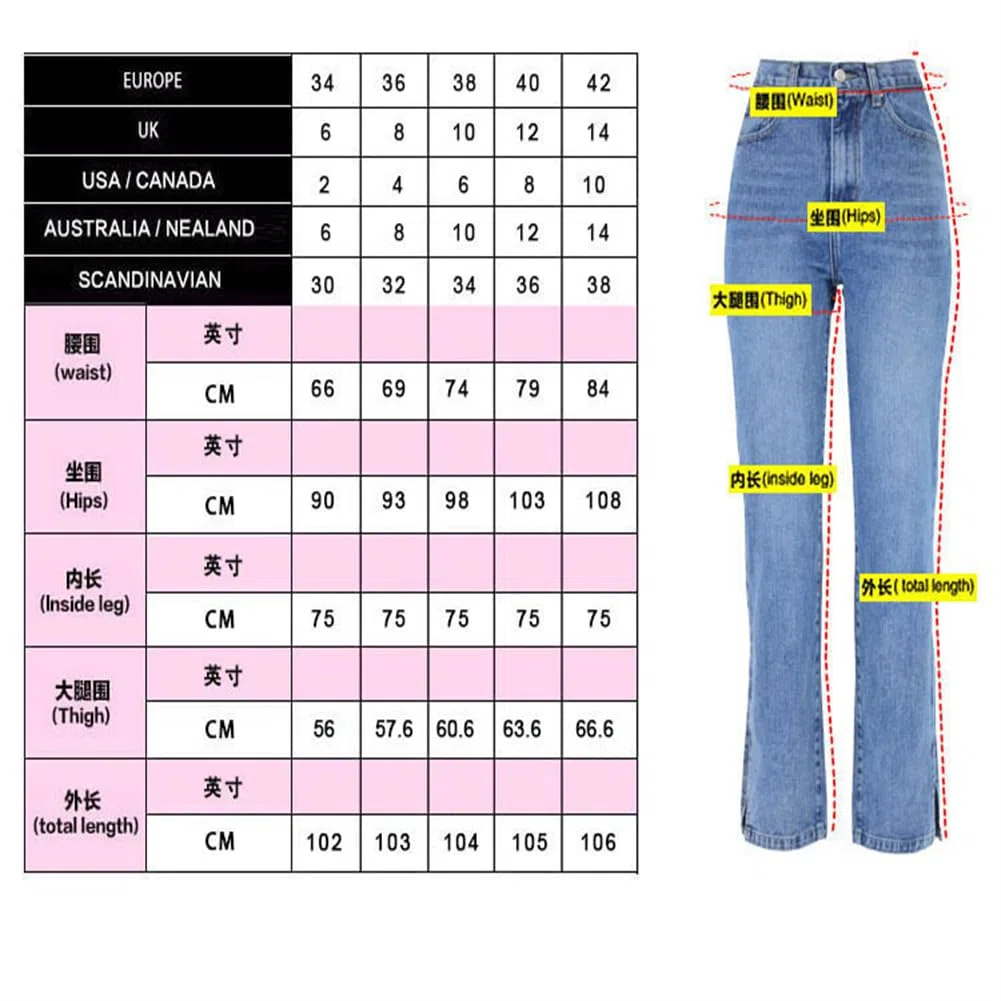 Pantalones Vaqueros Ajustados De Pierna Recta para Mujer con Piernas Abiertas Y Sensación De Drapeado, Pantalones hasta El Suelo con Un Diseño Ligeramente Acampanado
