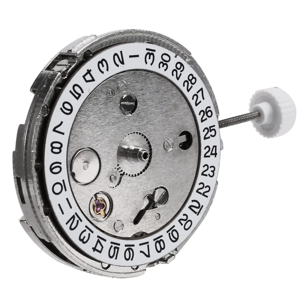 Movimiento mecánico automático, Apto para Piezas de reparación y Accesorios de Relojes, Color Plata.