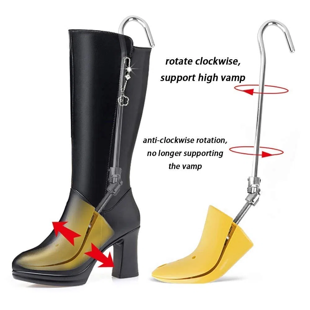 Bota Shaper, Botas de tacón alto para mujer, Expansor de plástico, Camilla de zapatos ajustable, eje de zapato, soporte de empeine alto (A 36)