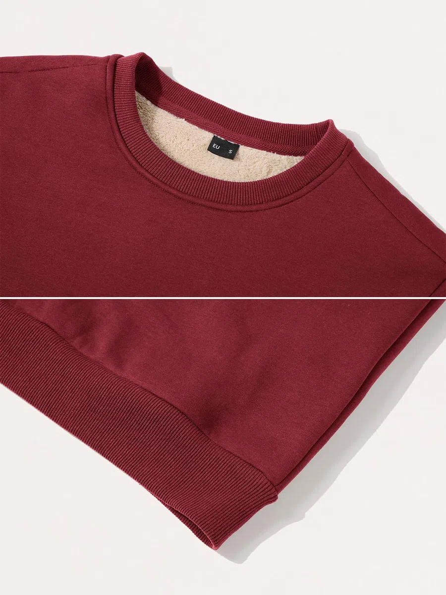 Tansozer Sudadera Hombre Invierno Polar Cálido Cuello